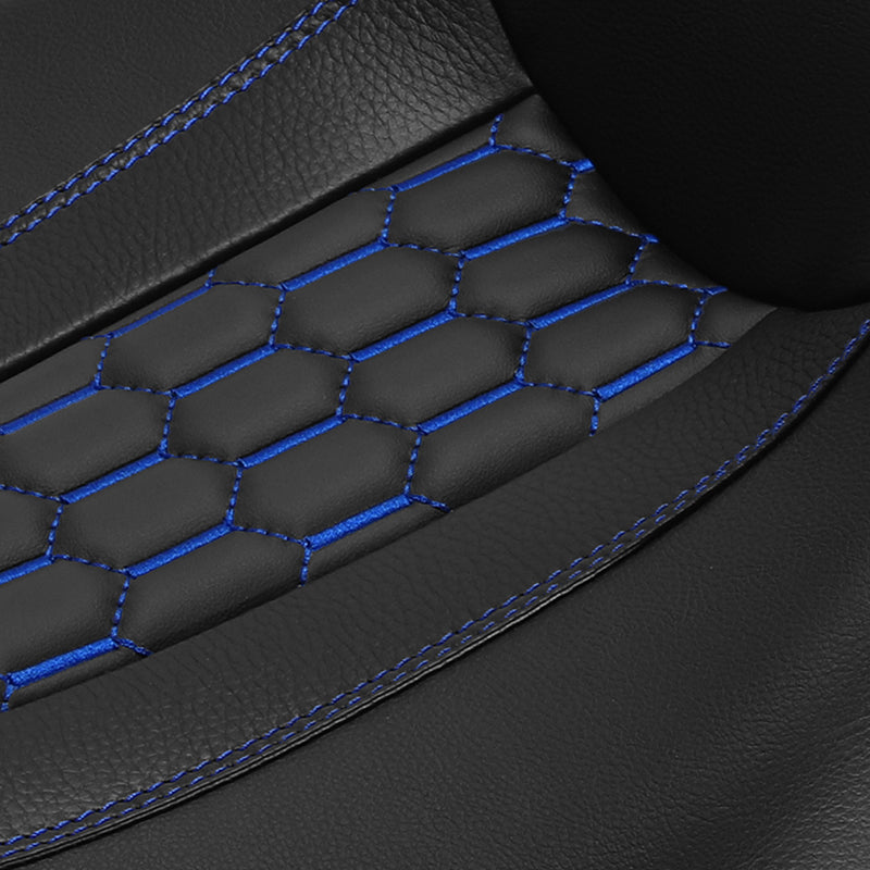 C.C. RIDER Touring Seat 2 up Seat Driver Passenger Seat Honeycomb Stitching For Harley Touring Street Glide Road Glide Electra Glide, 2008-2023