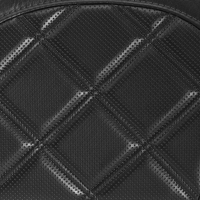 C.C. RIDER Rider Backrest Driver Backrest Pad For Harley Touring CVO Street Glide Road Glide Electra Glide Road King, 2009-2023