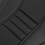 C.C. RIDER Sportster Seat 2 Piece Reach Seat Driver And Passegner Seat Black Carbon Fiber Pattern Fit For Harley Nightster RH975 2022-Later