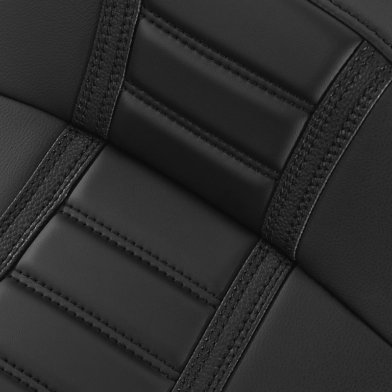 Gel Seat C.C. RIDER Touring Seat Two Piece 2 Up Seat Driver Solo Seat Passenger Seat Black Stitching For CVO Street Glide CVO Road Glide, 2023-2025