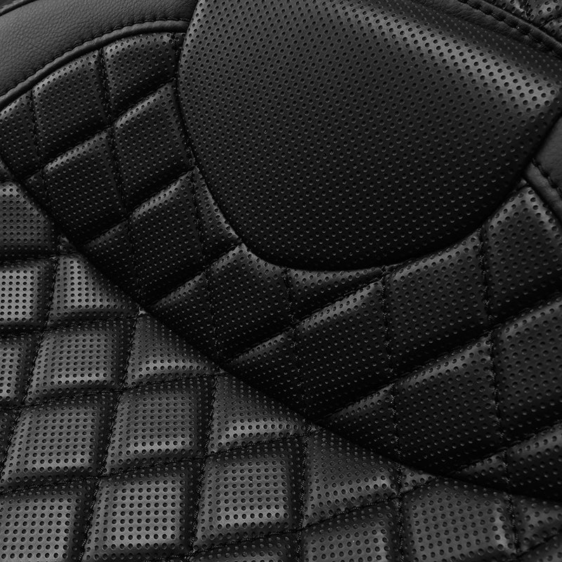 C.C. RIDER Touring Seat 2 Up Seat Driver Passenger Seat Lattice Stitching For Harley CVO Road Glide Electra Glide Street Glide Road King, 2009-2023