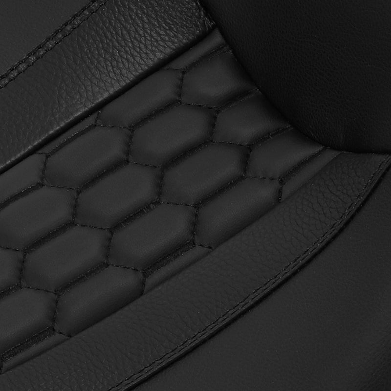 C.C. RIDER Touring Seat 2 up Seat Driver Passenger Seat Honeycomb Stitching For Harley Touring Street Glide Road Glide Electra Glide, 2008-2023