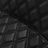 C.C. RIDER Touring Seat Two Piece 2 Up Seat Driver Solo Seat Passenger Seat Black Lattice Stitching For CVO Street Glide CVO Road Glide, 2023-2025