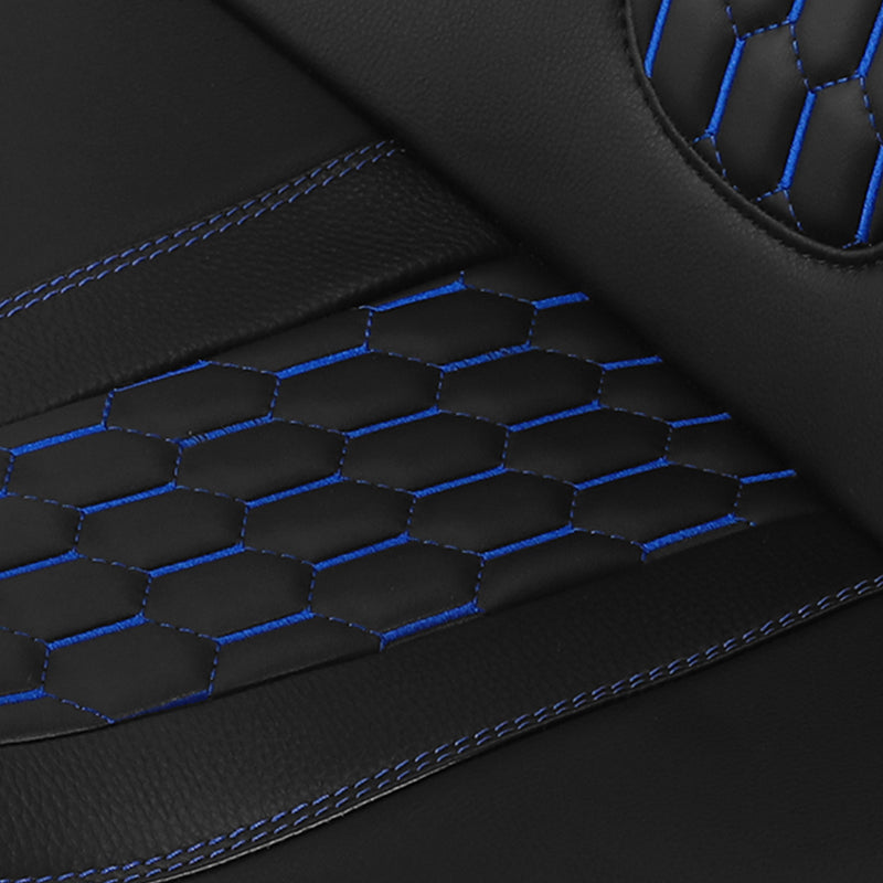 C.C. RIDER Touring Seat 2 Up Seat Driver Passenger Seat Honeycomb Stitching For Harley CVO Road Glide Electra Glide Street Glide Road King, 2009-2023