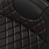 Gel Seat C.C. RIDER Touring Seat Two Piece 2 Up Seat Driver Solo Seat Passenger Seat Lattice Stitching For CVO Street Glide CVO Road Glide, 2023-2025