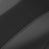 C.C. RIDER Dyna Step Up Seat 2 Up Seat Black Stripes Stitching For Dyna Wide Glide Super Glide, 1996-2003 (Copy)