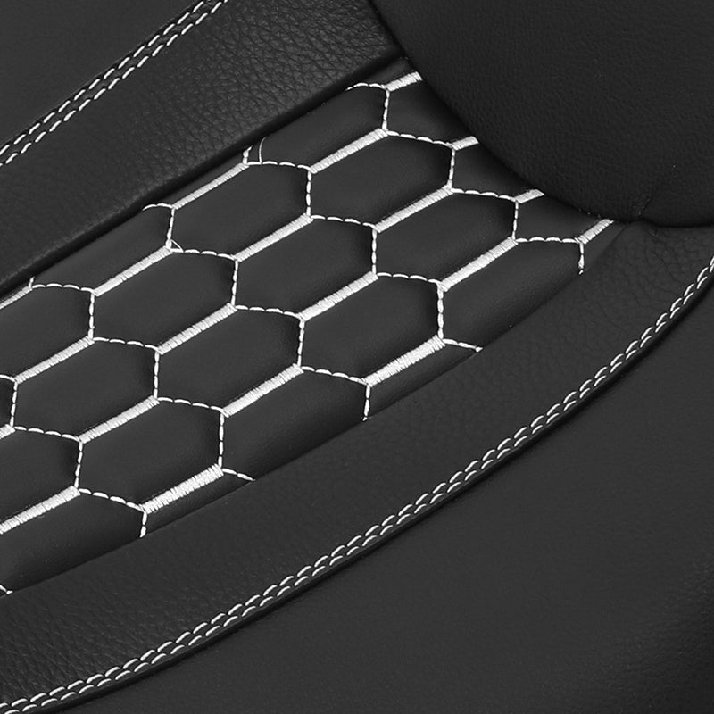 C.C. RIDER Touring Seat 2 up Seat Driver Passenger Seat Honeycomb Stitching For Harley Touring Street Glide Road Glide Electra Glide, 2008-2023