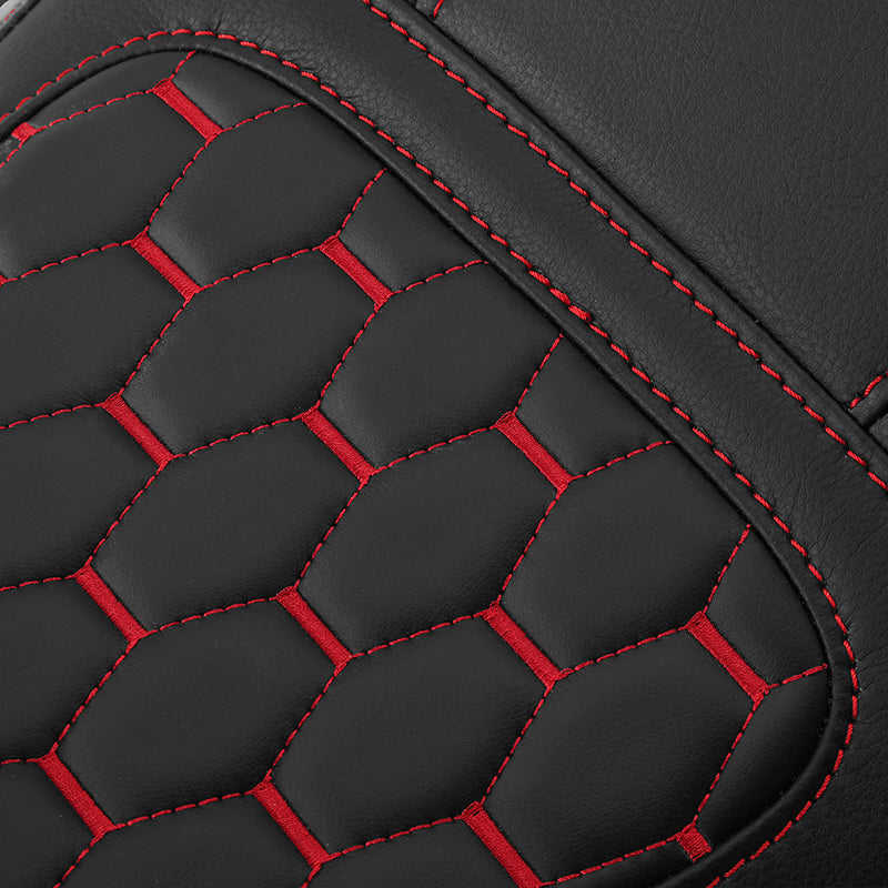 C.C. RIDER Sportster Seat 2 Piece Reach Seat Driver And Passegner Seat Red Hneycomb Fit For Harley Nightster RH975 2022-Later