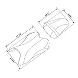 C.C. RIDER YZF R1 Front And Rear Seat For YAMAHA YZFR1 Black Alcantara Leather, 2007-2008