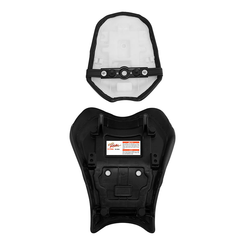 C.C. RIDER  Front And Rear Seat With Black Blue Design For SUZUKI GSXR1000, 2009-2016