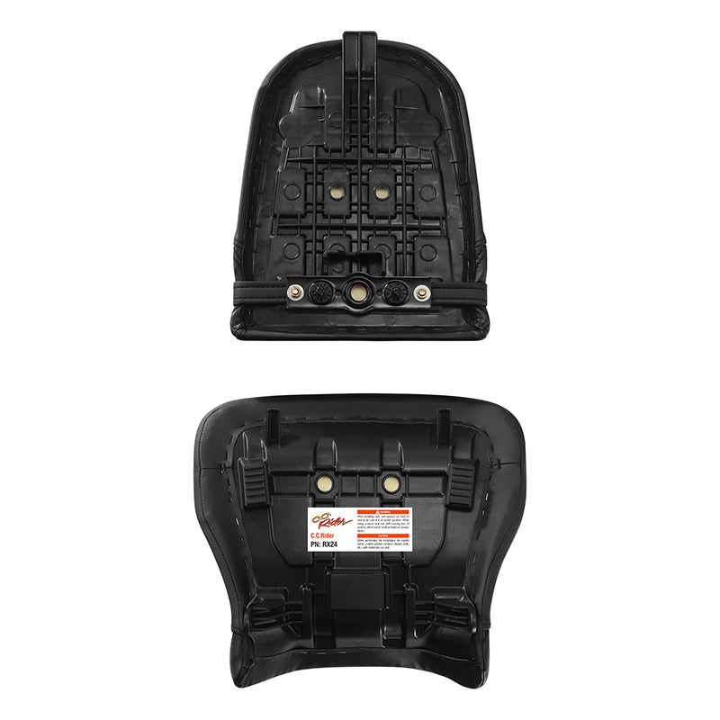 C.C. RIDER GSXR1000 Front And Rear Seat With Black Diamond Design For SUZUKI GSX-R1000, 2001-2002