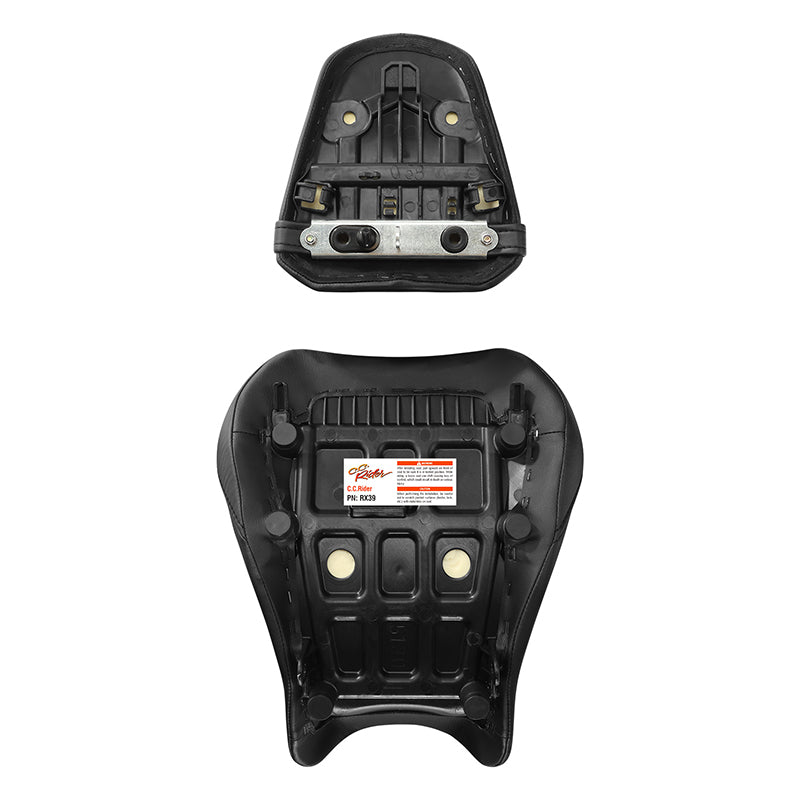 C.C. RIDER GSXR1000 Front And Rear Seat With Black For SUZUKI GSX-R1000, 2017-2024