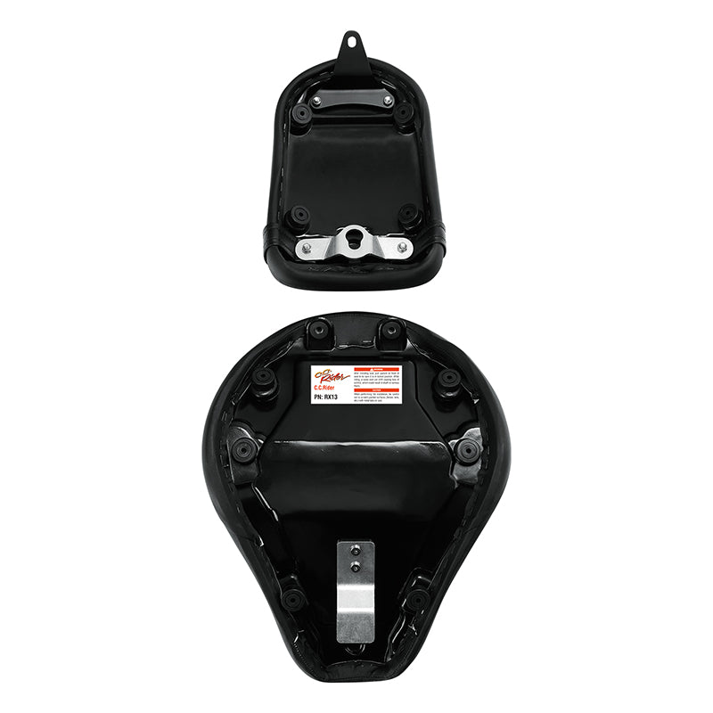 .C. RIDER CM300 Front And Rear Seat Fit For Honda Rebel 300 CMX300 Red Circles, 2017-2024