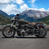 C.C. RIDER Sportster Seat 2 Piece Reach Seat Driver And Passegner Seat Black Orange Fit For Harley Nightster RH975 2022-Later