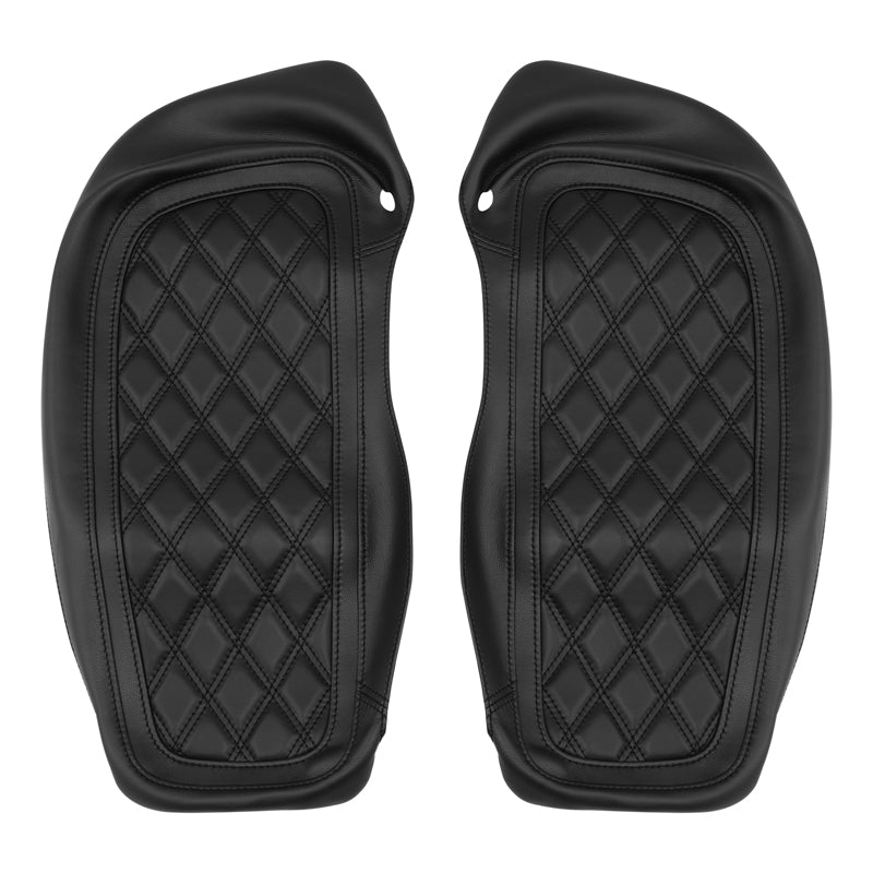 C.C. RIDER Saddlebag Lid Covers Diamond Stitching Protect Saddlebags For Harley Touring CVO Street Glide CVO Road Glide 2023-2025