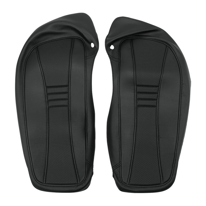 C.C. RIDER Saddlebag Lid Covers Black Carbon Fibers Protect Saddlebags For Harley Touring CVO Street Glide CVO Road Glide 2023-2025