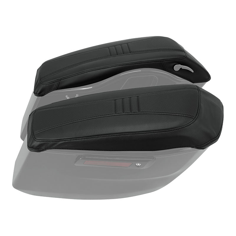 C.C. RIDER Touring Seat Two Piece 2 Up Seat Driver Solo Seat Passenger Seat Black For CVO Street Glide CVO Road Glide, 2023-2025
