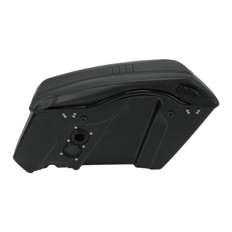 C.C. RIDER Saddlebag Lid Covers Black Carbon Fibers Protect Saddlebags For Harley Touring CVO Street Glide CVO Road Glide 2023-2025