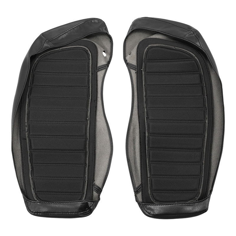 C.C. RIDER Saddlebag Lid Covers Black Stitching Protect Saddlebags For Harley Touring CVO Street Glide CVO Road Glide 2023-2025
