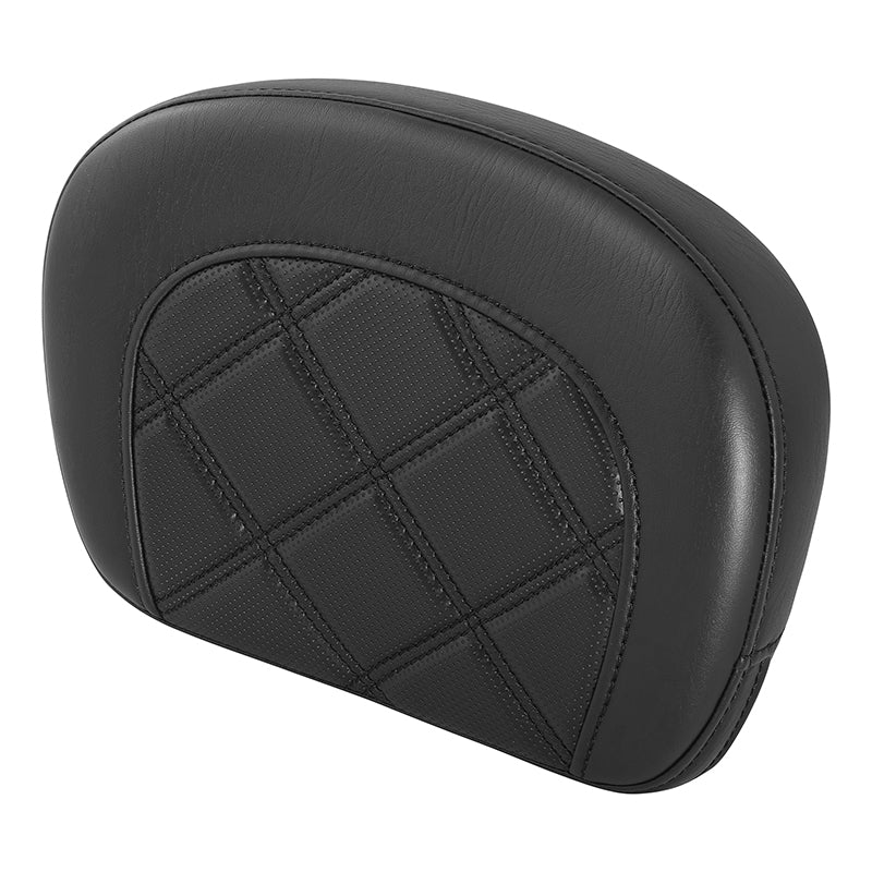 C.C. RIDER Passenger Backrest Sissy Bar Backrest Lattice Stitching For Harley Touring CVO Road Glide Street Glide Road King Electra Glide