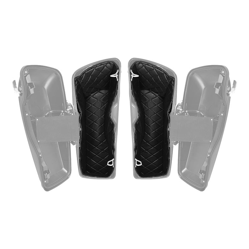 C.C. RIDER Saddlebags Carpet Liner Fit For Harley Touring Street Electra Glide 2014-2023