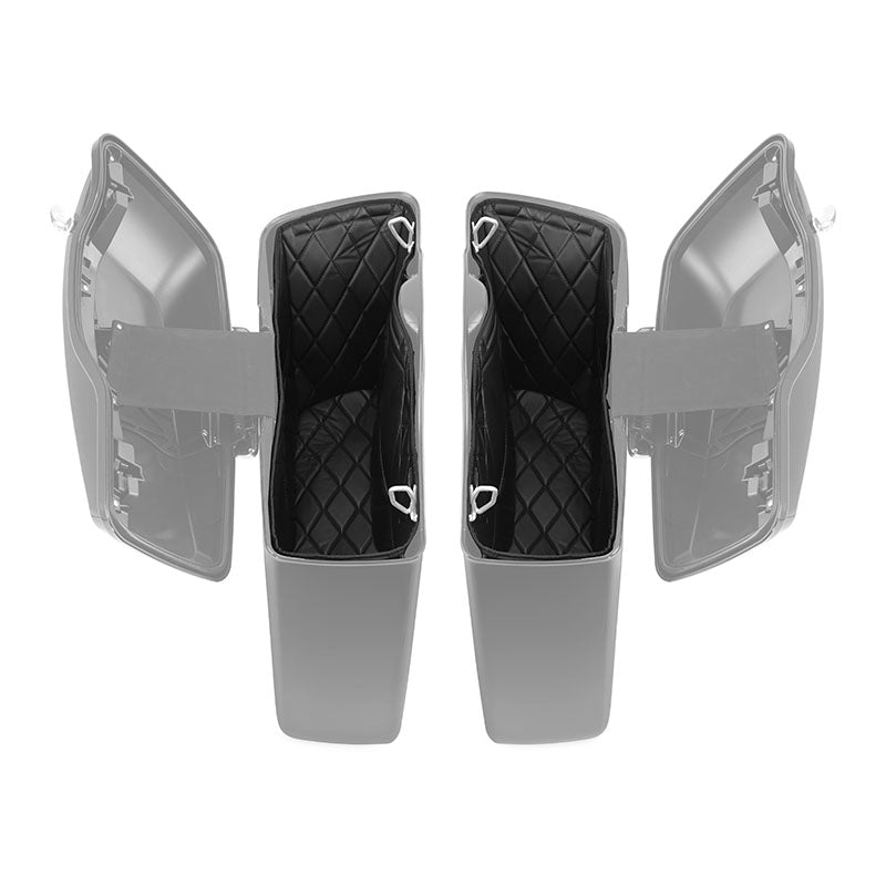 C.C. RIDER Saddlebags Carpet Liner Fit For Harley Touring Street Electra Glide 2014-2023