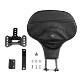 C.C. RIDER Rider Backrest 2 Up Seat Driver Backrest Pad For Harley Touring CVO Street Glide Road Glide Electra Glide Road King, 1988-2025