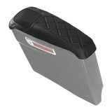 C.C. RIDER Speakers Saddlebag Lid Covers Lattice Stitching Protect Saddlebags For Harley Touring Street Glide CVO Road Glide CVO 2014-2024