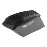 C.C. RIDER Speakers Saddlebag Lid Covers Honeycomb Stitching Protect Saddlebags For Harley Touring Street Glide CVO Road Glide CVO 2014-2024