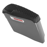 C.C. RIDER Speakers Saddlebag Lid Covers Honeycomb Stitching Protect Saddlebags For Harley Touring Street Glide CVO Road Glide CVO 2014-2024