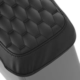 C.C. RIDER Speakers Saddlebag Lid Covers Honeycomb Stitching Protect Saddlebags For Harley Touring Street Glide CVO Road Glide CVO 2014-2024