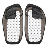 C.C. RIDER Speakers Saddlebag Lid Covers Honeycomb Stitching Protect Saddlebags For Harley Touring Street Glide CVO Road Glide CVO 2014-2024