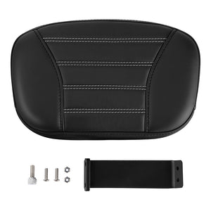 C.C. RIDER Rider Backrest Driver Backrest Pad White Stitching For BMW  R18B R18Transcontinental,2020-2024