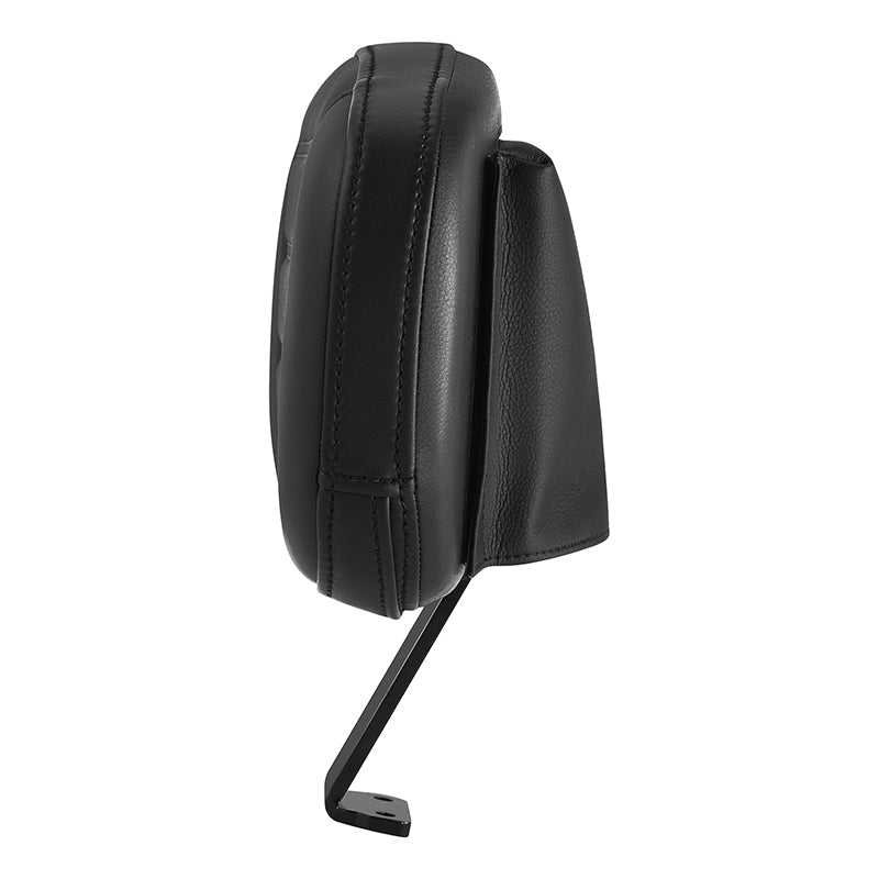 C.C. RIDER Rider Backrest Driver Backrest Pad White Stitching For BMW  R18B R18Transcontinental,2020-2024
