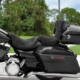C.C. RIDER Razor Chopped Pack Trunk Backrest Passenger Backrest Pad For Harley Touring CVO Road Glide Street Glide Road King, 2014-2025