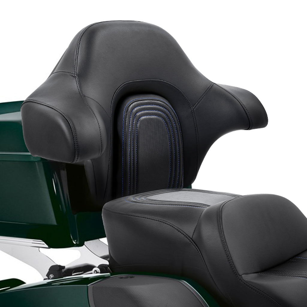 C.C. RIDER King Passenger Backrest King Touring Pack Trunk Backrest For Touring Road Glide Electra Glide Street Glide Road King, 2014-2025