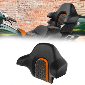 C.C. RIDER King Passenger Backrest King Touring Pack Trunk Backrest For Touring Road Glide Electra Glide Street Glide Road King, 2014-2025