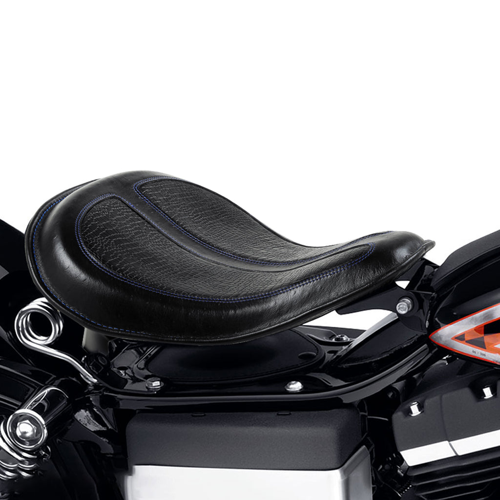 C.C. RIDER Sportster Seat Solo Spring Seat Torsion Type Motorcycle Solo Seat Iron 883 Iron 1200 Bobber Seat Chopper Seat 2004-2024