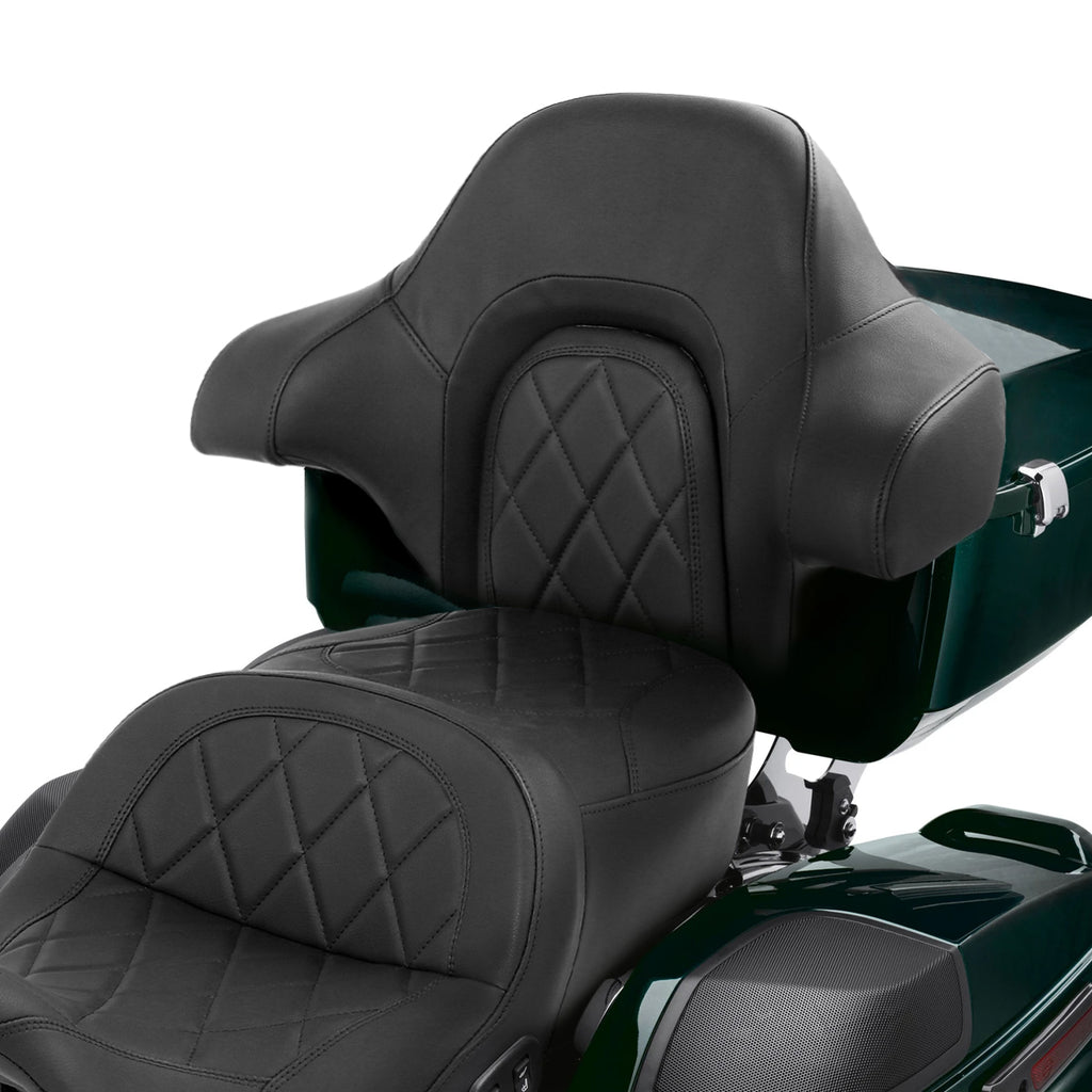 C.C. RIDER Touring Seat 2 Up Seat Driver Passenger Seat For Harley CVO Road Glide Electra Glide Street Glide Road King, 2009-2023