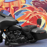 C.C. RIDER Passenger Backrest Sissy Bar Backrest For Harley Touring CVO Road Glide Street Glide Road King Electra Glide