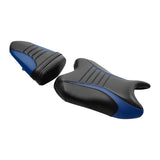 C.C. RIDER YZF R6 Front And Rear Seat Fit For YAMAHA R6 Black Blue Pillion Cushion, 2006, 2007