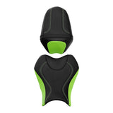 C.C. RIDER Front And Rear Seat For SUZUKI GSXR1000 Green Stitching, 2009-2016
