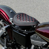 C.C.Rider Dyna Solo Spring Seat Chopper Style Motorcycle Seat Honeycomb For FXD / FXDWG Dyna Models Switchback Super Glide, 2007-2017