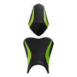 C.C. RIDER Ninja 400 Z400 Front And Rear Seat For Kawasaki Ninja400 Black Green, 2018-2024