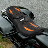 Gel Seat C.C. RIDER Touring Seat Low Profile Driver Passenger Seat For Road Glide Street Glide Road King, 2009-2023