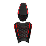 C.C. RIDER Z900 Front And Rear Red Honeycomb Seat Fit For Kawasaki Z900, 2017-2024