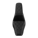 C.C. RIDER Softail Step Up Seat 2 Up Seat Diamond Stitching For Softail Street Bob FXBB Standard FXST Models 2018-2025