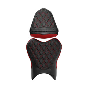 C.C. RIDER YZF R6  Front And Rear Seat Fit For YAMAHA R6 Lattice Stitch, 2006, 2007