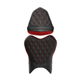 C.C. RIDER YZF R6  Front And Rear Seat Fit For YAMAHA R6 Lattice Stitch, 2006, 2007