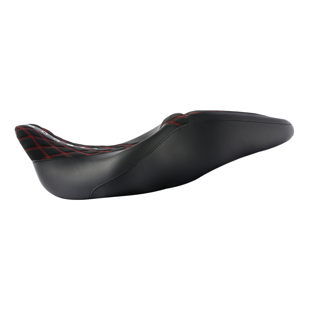 C.C. RIDER Touring Seat 2 up Seat Driver Passenger Seat Custom Motorcycle Seat For Harley Touring Street Glide Road Glide Electra Glide, 2008-2023